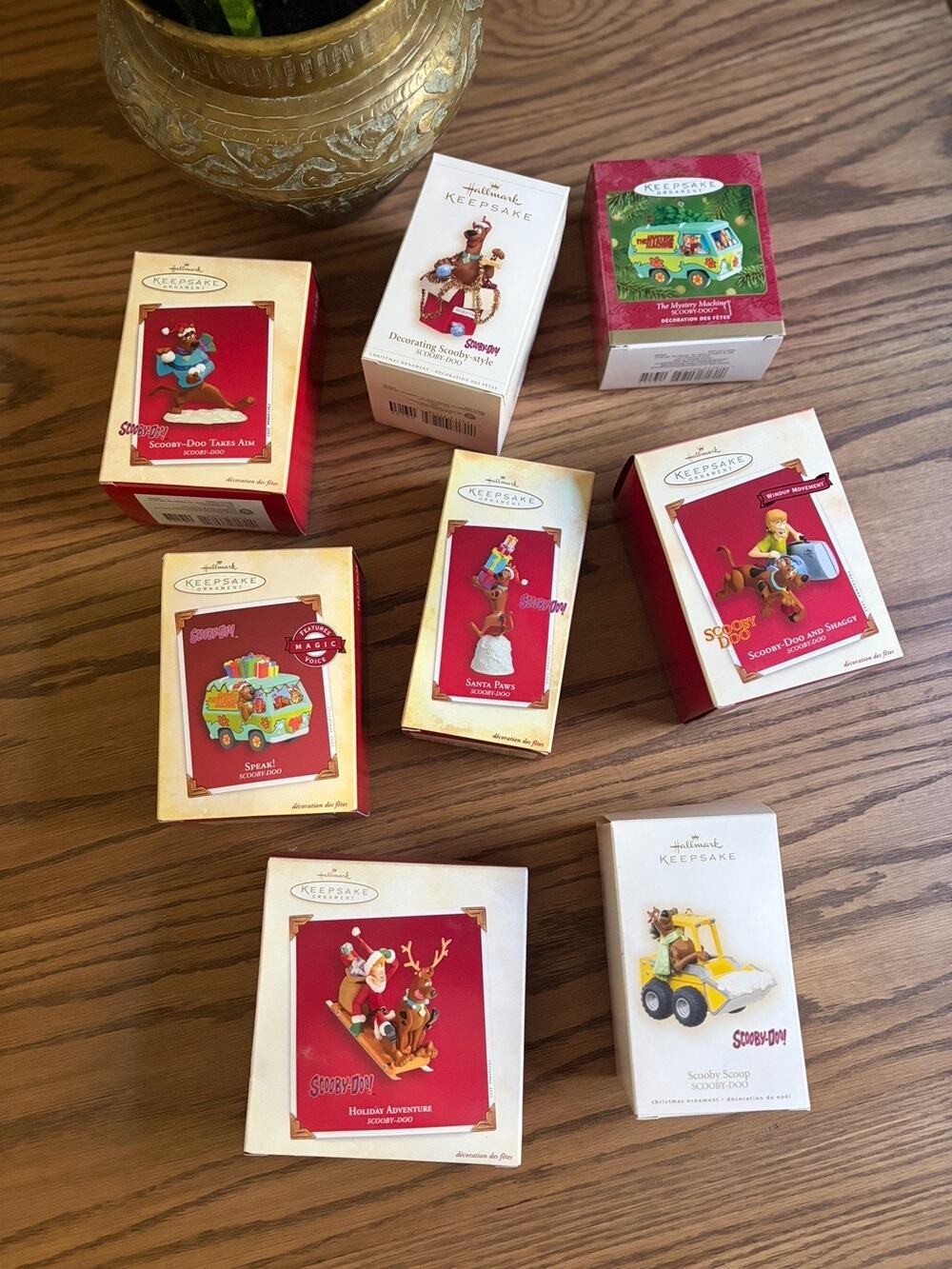 Vintage Hallmark Keepsake Scooby-Doo & Shaggy Christmas Ornaments Lot Of 8 NIB